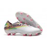 Fotbollsskor för Herrar adidas Nemeziz 19.1 FG Vit Flerfärgad
