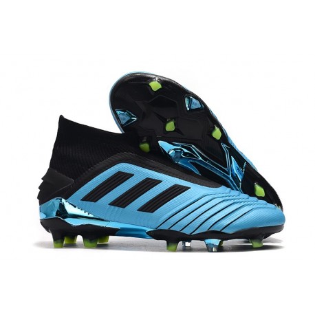 adidas Fotbollsskor för Herrar Predator 19+ FG Blå Svart