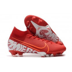 Fotbollsskor Nike Mercurial Superfly 7 Elite FG - Röd Vit