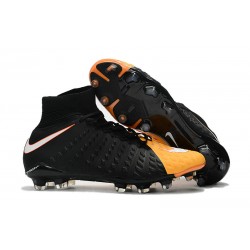 Nike Fotbollsskor Phantom Hypervenom 3 Elite DF FG - Svart Orange