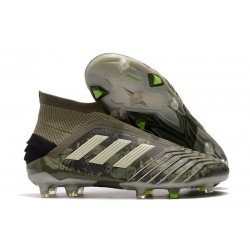Fotbollsskor för Män adidas Predator 19+ FG Grön