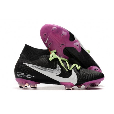 Nike Mercurial Superfly VII Elite SE FG -Svart Lila Vit