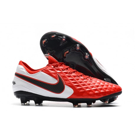 Fotbollskor Nike Tiempo Legend 8 Elite FG -Röd Vit Svart