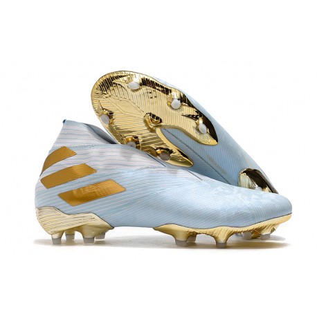 adidas Nemeziz 19+ FG 15 Years - Turkos/Guld/Vit LIMITED EDITION