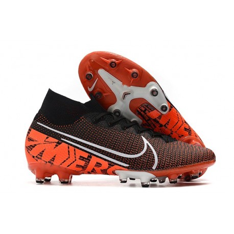 Fotbollsskon Nike Mercurial Superfly 7 Elite AG-PRO Svart Orange