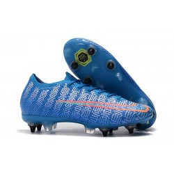 Nike Mercurial Vapor 13 Elite SG-PRO Anti-Clog Blå Röd