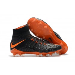 Nike Fotbollsskor Phantom Hypervenom 3 Elite DF FG - Svart Orange