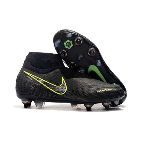 Nike Phantom Vision Elite DF SG-PRO Anti-Clog Svart Grön