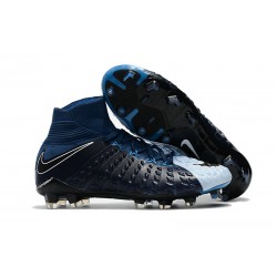 Nike Fotbollsskor Phantom Hypervenom 3 Elite DF FG - Svart Vit