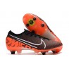 Nike Mercurial Vapor 13 Elite SG-PRO Anti-Clog Svart Orange Vit