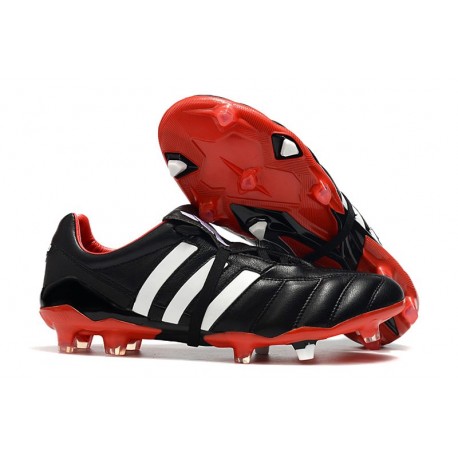 adidas Predator 19+ FG Fotbollsskor för Män -Svart Vit Röd