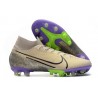 Fotbollsskon Nike Mercurial Superfly 7 Elite AG-PRO Beige Svart Lila