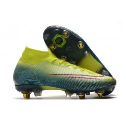 Nike Mercurial Superfly 7 Elite SG-PRO Anti-Clog Gul Svart Grön