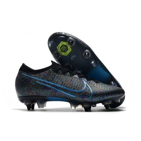 Nike Mercurial Vapor 13 Elite SG-PRO Anti-Clog Svart Blå