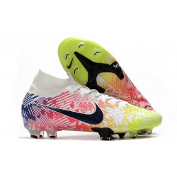 Nike Skor Mercurial Superfly 7 Elite DF FG -Neymar Vit Svart Blå