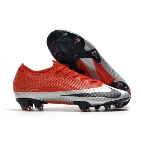 Nike Mercurial Vapor 13 Elite FG ACC Future DNA Röd Silver Svart