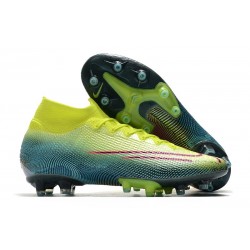 Fotbollsskon Nike Mercurial Superfly 7 Elite AG-PRO Gul Svart Grön