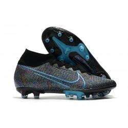 Fotbollsskon Nike Mercurial Superfly 7 Elite AG-PRO Svart Blå