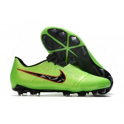 Nike Fotbollsskor för Män Phantom Vnm Elite FG -Grön Svart