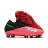 Nike Phantom Vision 2 Elite Dynamic Fit FG -Röd Silver Svart