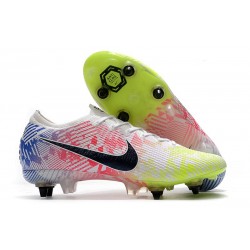 Nike Mercurial Vapor XIII Elite SG AC Neymar Vit Blå Rosa Svart