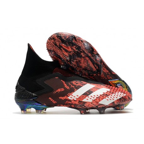 Fotbollsskor för Herr Adidas Predator 20+ Mutator FG Svart Vit Röd