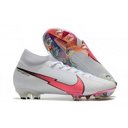 Nike Skor Mercurial Superfly 7 Elite DF FG -Vit Rosa