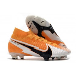 Nike Skor Mercurial Superfly 7 Elite DF FG Daybreak - Orange Svart Vit