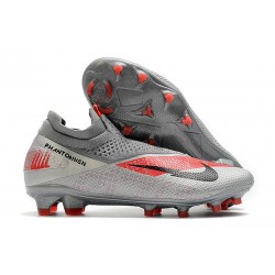 Nike Phantom Vision 2 Elite Dynamic Fit FG Neighbourhood - Silver Svart Grå