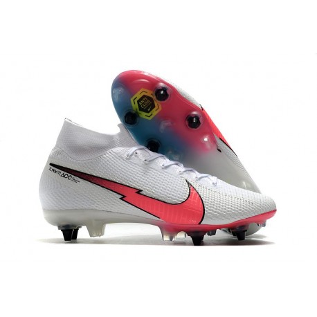 Nike Mercurial Superfly VII Elite SG-PRO AC Vit Röd Blå