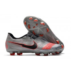 Nike Fotbollsskor för Män Phantom Vnm Elite FG - Silver Svart Grå