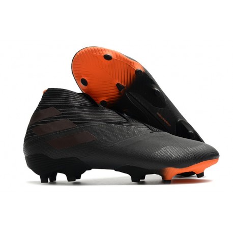 adidas Fotbollsskor Nemeziz 19+ FG Dark Motion - Svart Orange