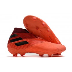 adidas Fotbollsskor Nemeziz 19+ FG Inflight - Orange Svart Röd