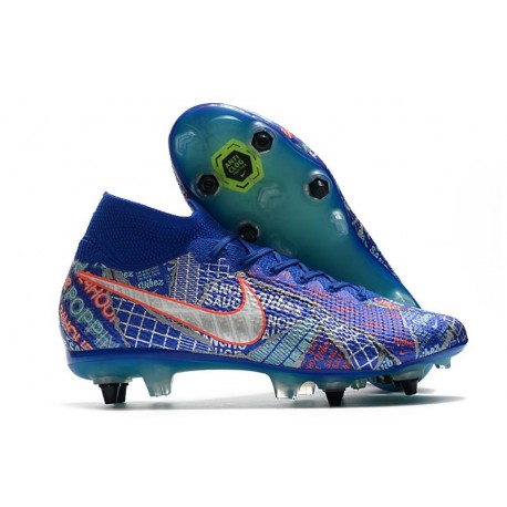 Nike Mercurial Superfly VII Elite SG-PRO AC Sancho SE11 Blå