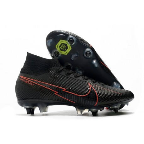 Nike Mercurial Superfly VII Elite SG-PRO AC Svart Röd