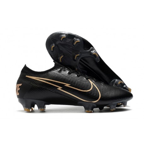 Nike Fotbollsskor Mercurial Vapor 13 Elite FG ACC Svart Guld