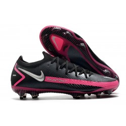 Fotbollsskor för Herrar Nike Phantom GT Elite FG Svart Silver Rosa