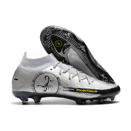 Nike Phantom Generative Texture Elite DF FG Scorpion Silver Svart