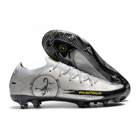 Nike Phantom Gt Elite Scorpion Fg Fotbollsskor Silver Svart