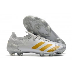 Fotbollsskor Adidas Predator Mutator 20.1 L FG Vit Guld