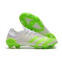 Fotbollsskor Adidas Predator Mutator 20.1 L FG Vit Grön