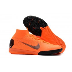 Nike Fotbollsskor Mercurial SuperflyX 6 Elite IC Herr - Orange Svart