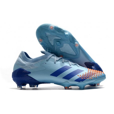 Fotbollsskor Adidas Predator Mutator 20.1 L FG Blå Röd