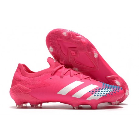 Fotbollsskor Adidas Predator Mutator 20.1 L FG Rosa Vit