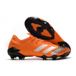 Fotbollsskor Adidas Predator Mutator 20.1 L FG Orange Vit Svart