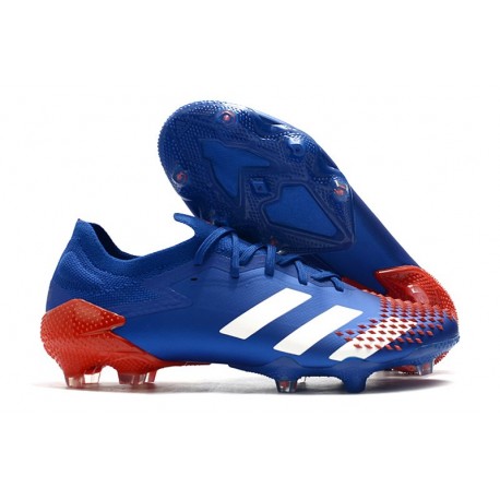 Fotbollsskor Adidas Predator Mutator 20.1 L FG Blå Vit Röd