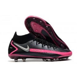 Nike Phantom GT Elite DF AG-Pro Herr Svart Silver Rosa