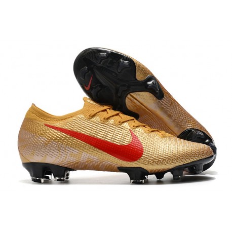 Nike Fotbollsskor Mercurial Vapor 13 Elite FG ACC Guld Röd