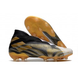 adidas Fotbollsskor Nemeziz 19+ FG Svart Guld Vit