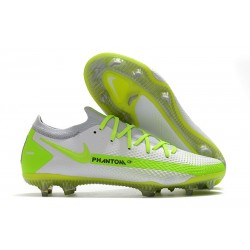 Nike Phantom Gt Elite Fg Fotbollsskor Vit Grön